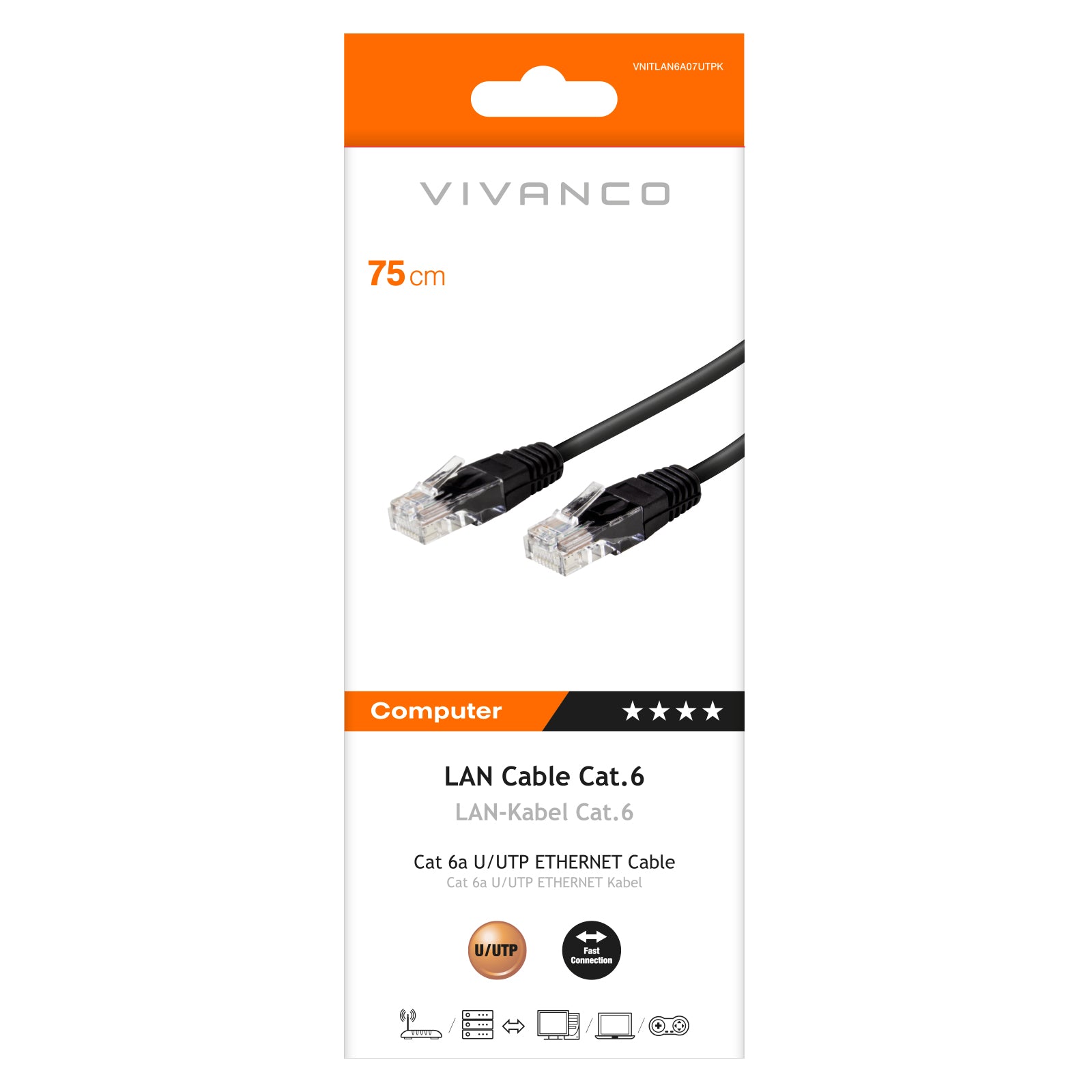 Cavo di rete S/FTP CAT 6a