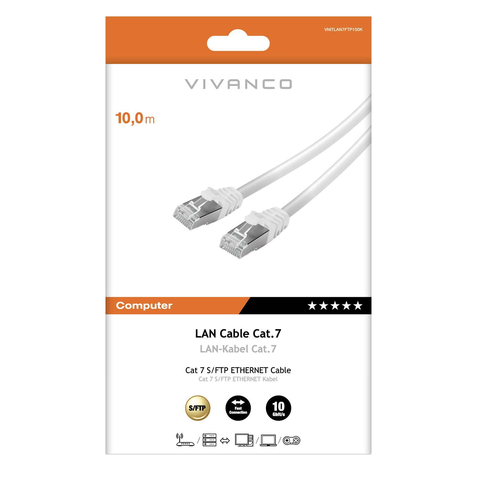 Cavo di rete S/FTP CAT 7