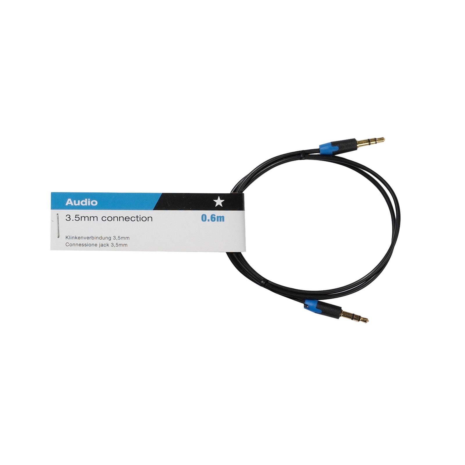 Cavo audio Jack 3,5 mm maschio - maschio