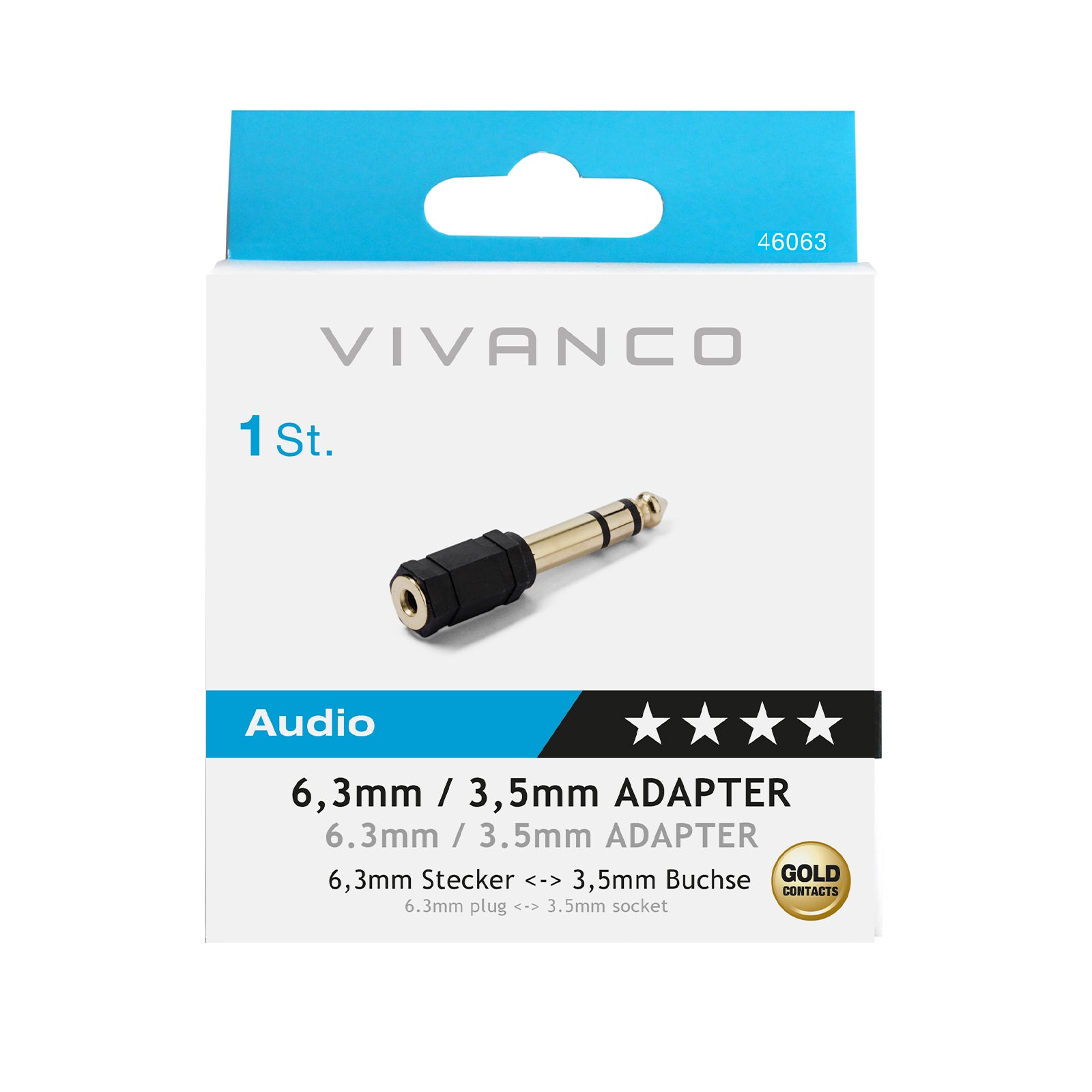 Jack adattatore da 3,5 mm a 6,3 mm