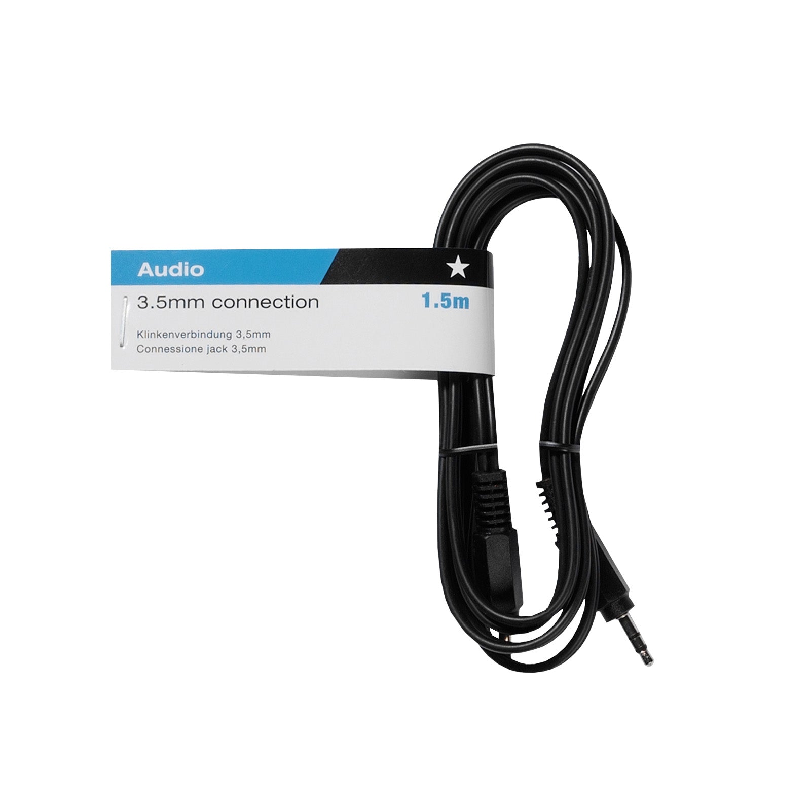 Cavo audio Jack 3,5 mm maschio - maschio