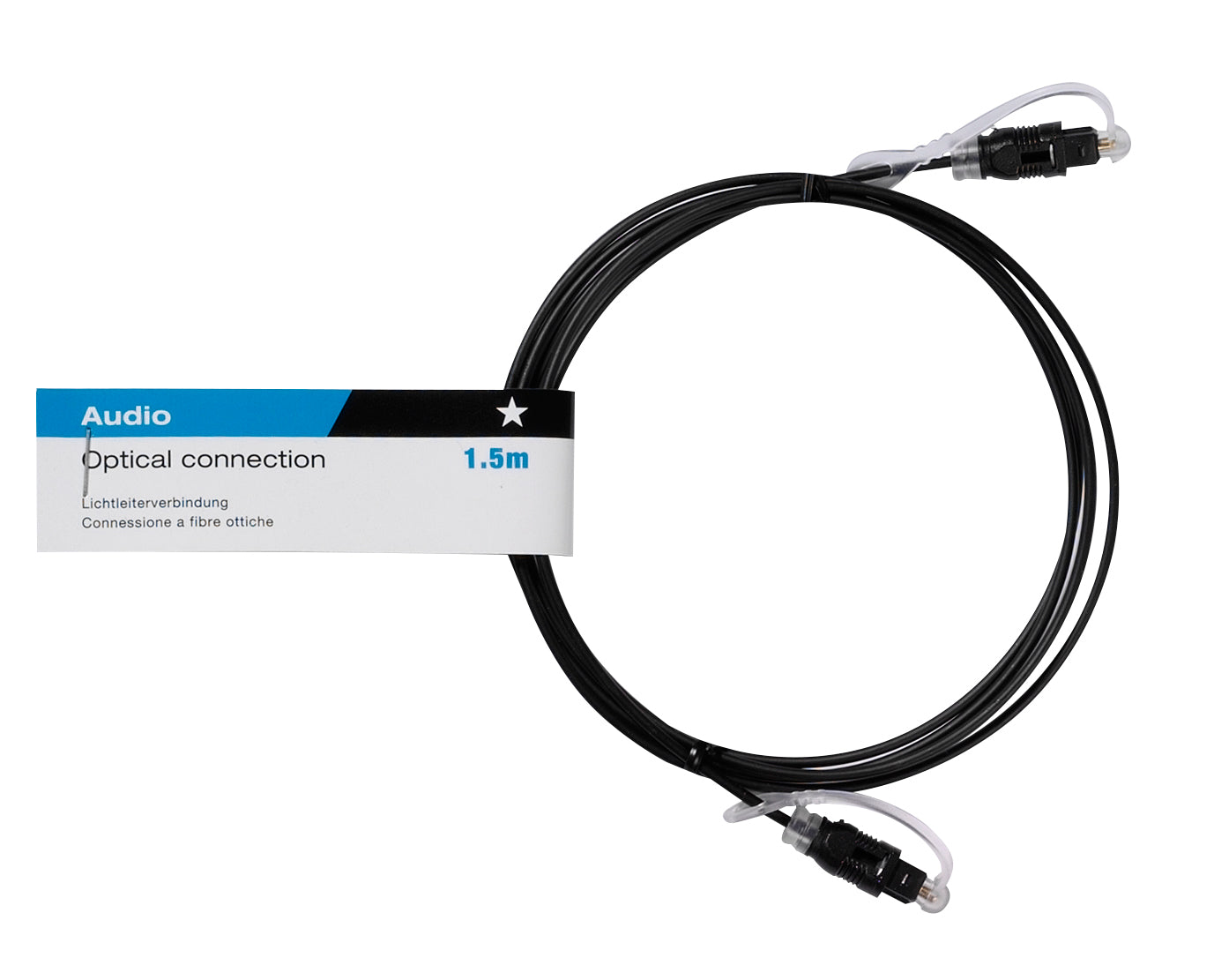 Cavo con connettori Toslink in fibra ottica