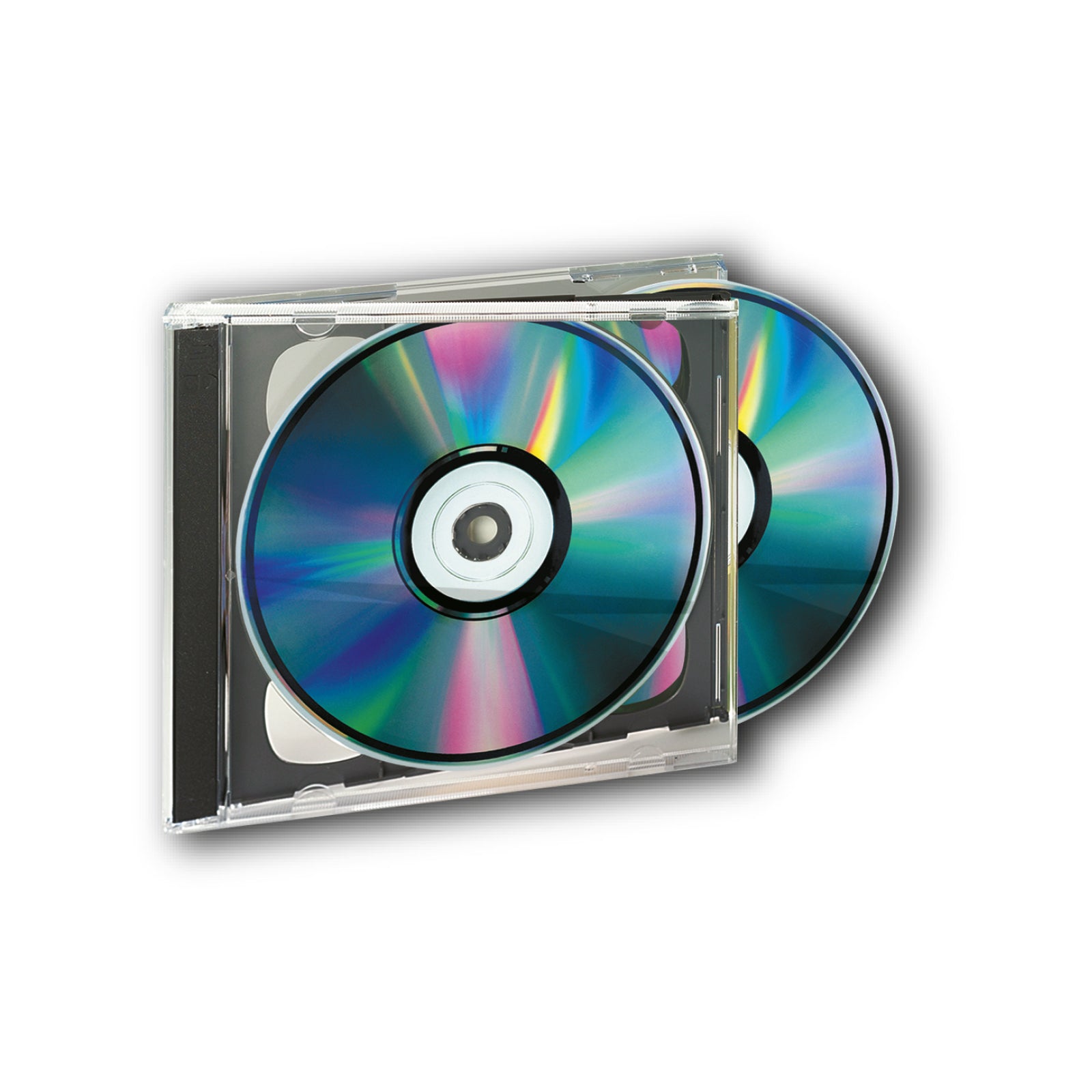 Custodia doppia per CD/DVD, confezione da 5