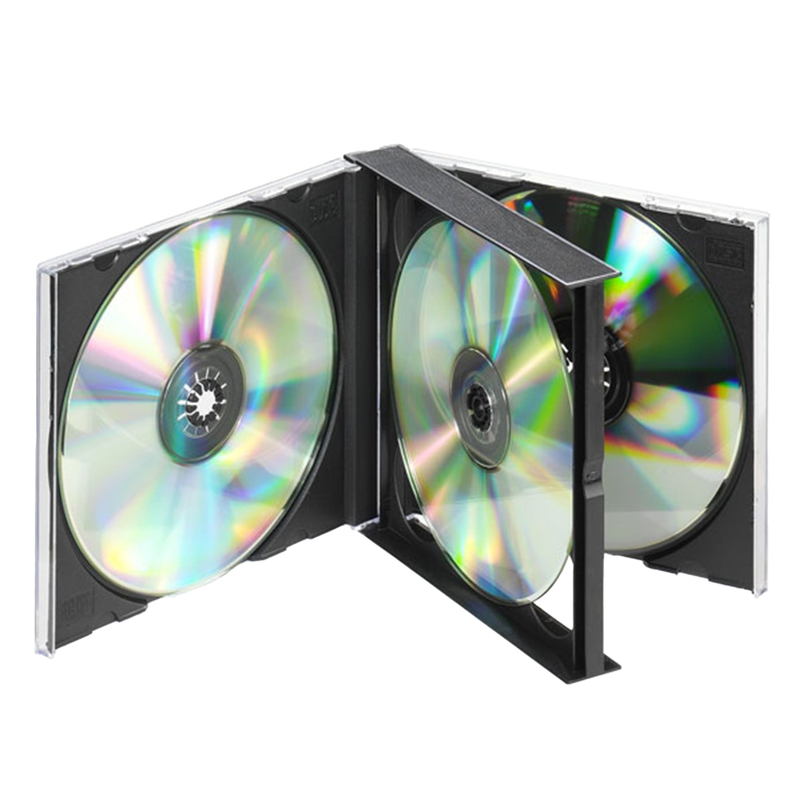 Custodia CD/DVD per 4 dischi