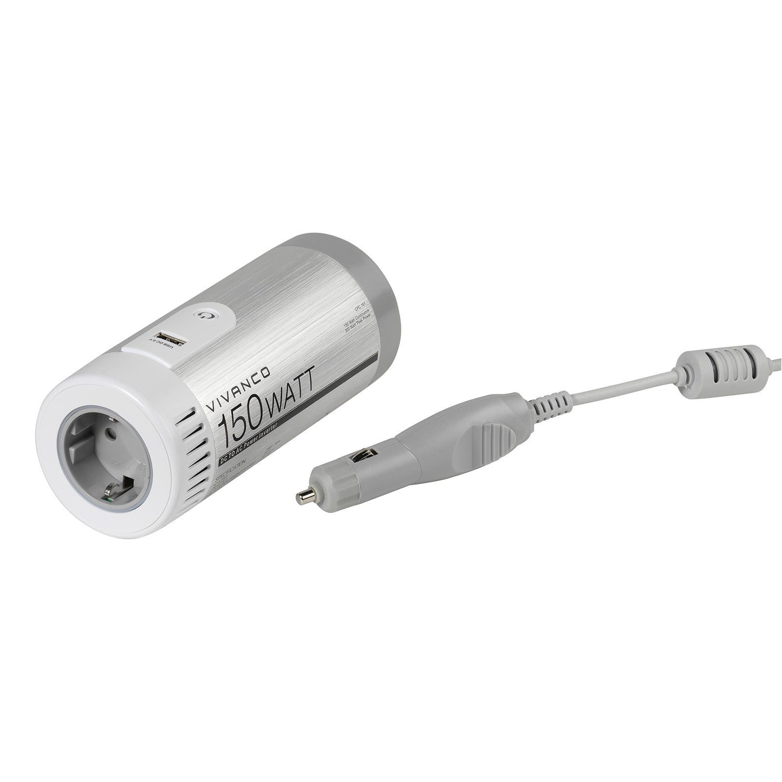 Convertitore di tensione per auto con funzione di ricarica USB-A, 150W