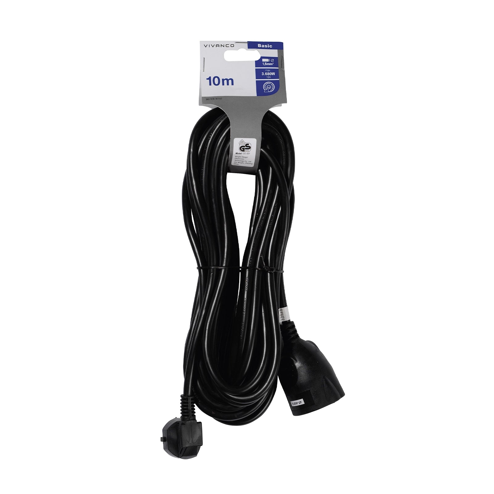 Prolunga Schuko, cavo di alimentazione, 10 m