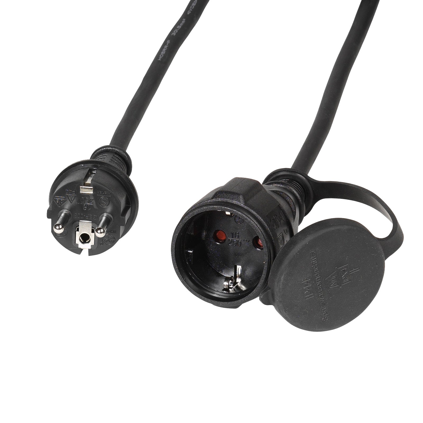 Cavo prolunga da esterno Schuko IP44
