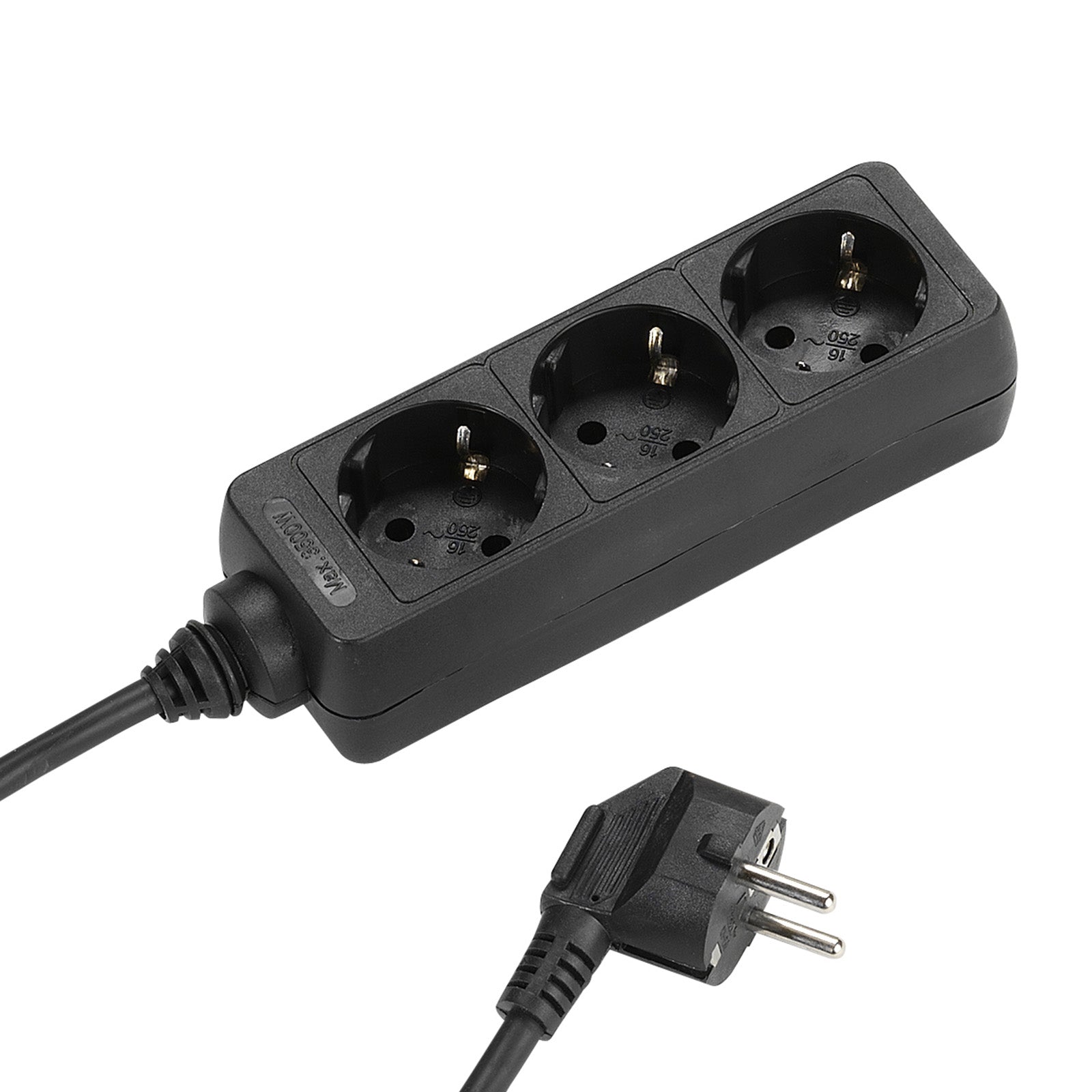 Multipresa con 3 porte Schuko