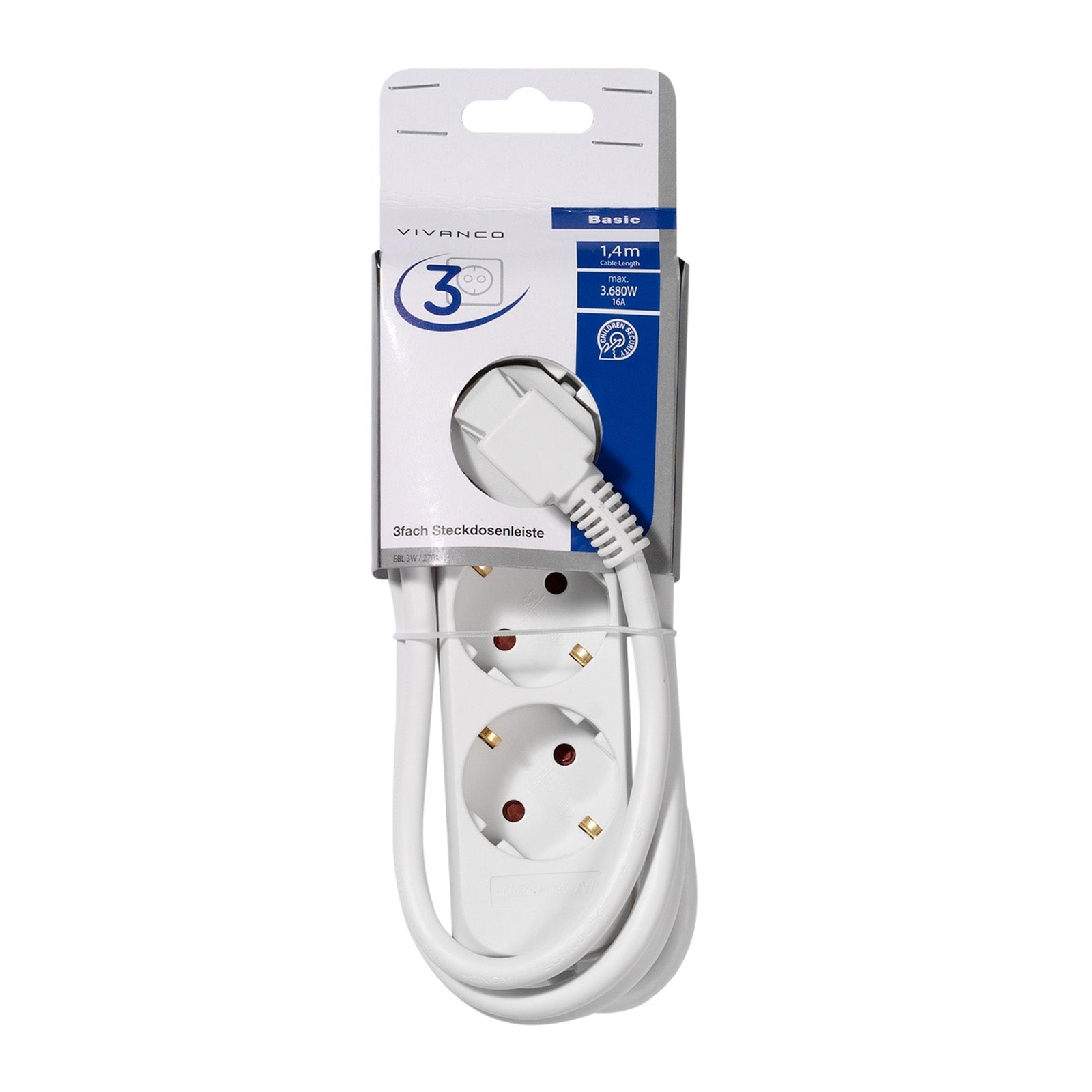 Multiprise avec 3 prises