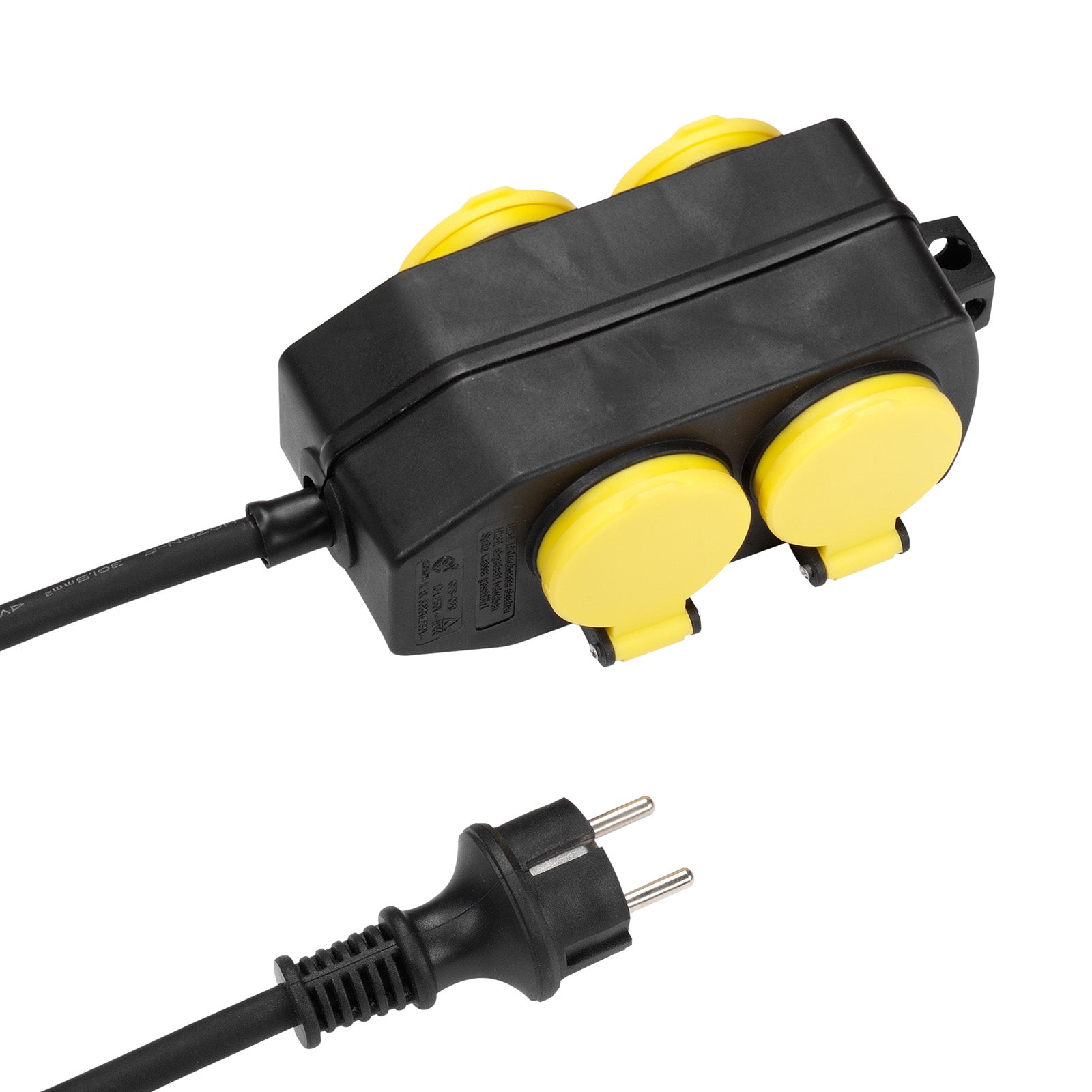 Miltipresa da esterno con 4 prese Schuko