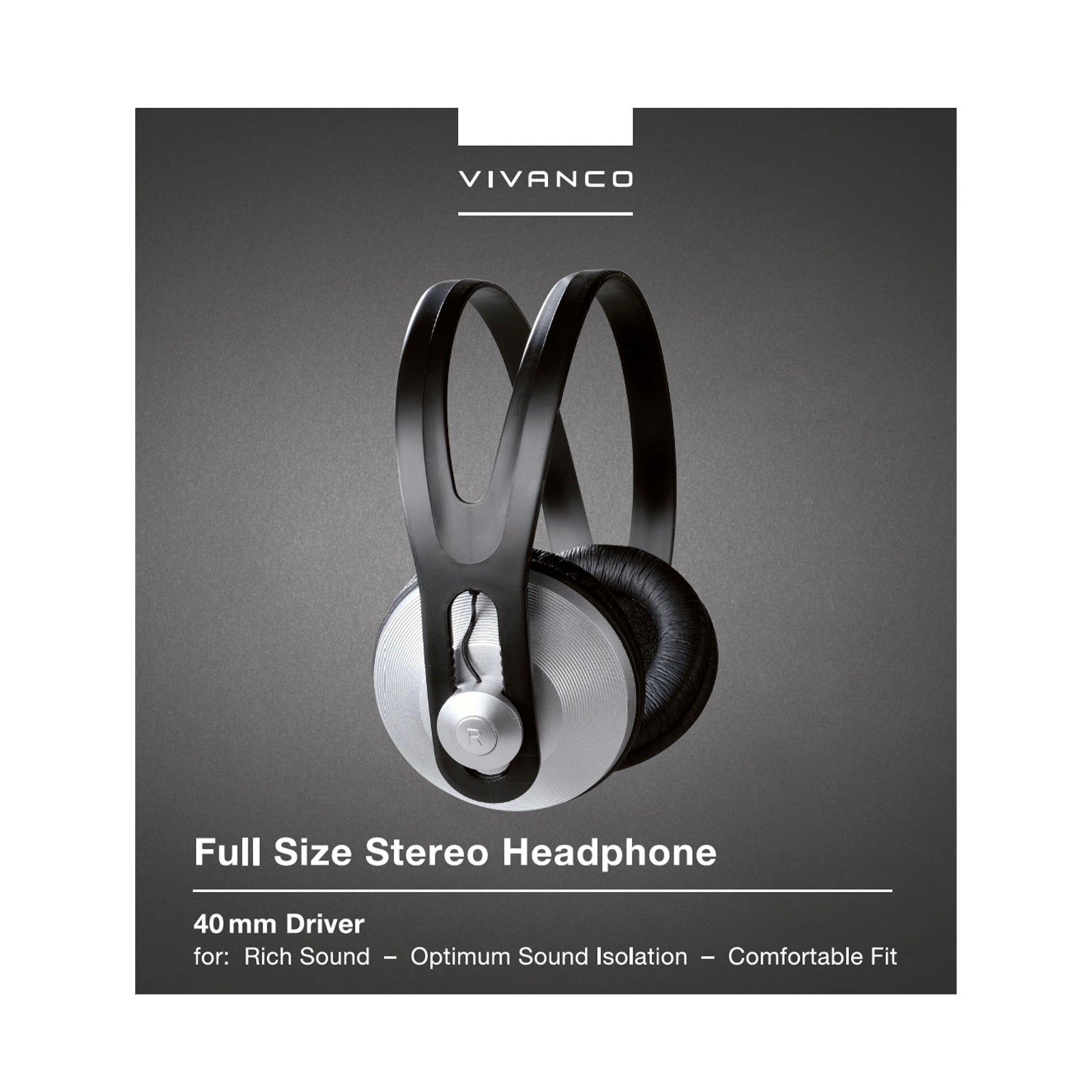 Cuffie stereo con cavo di collegamento da 1,8 m