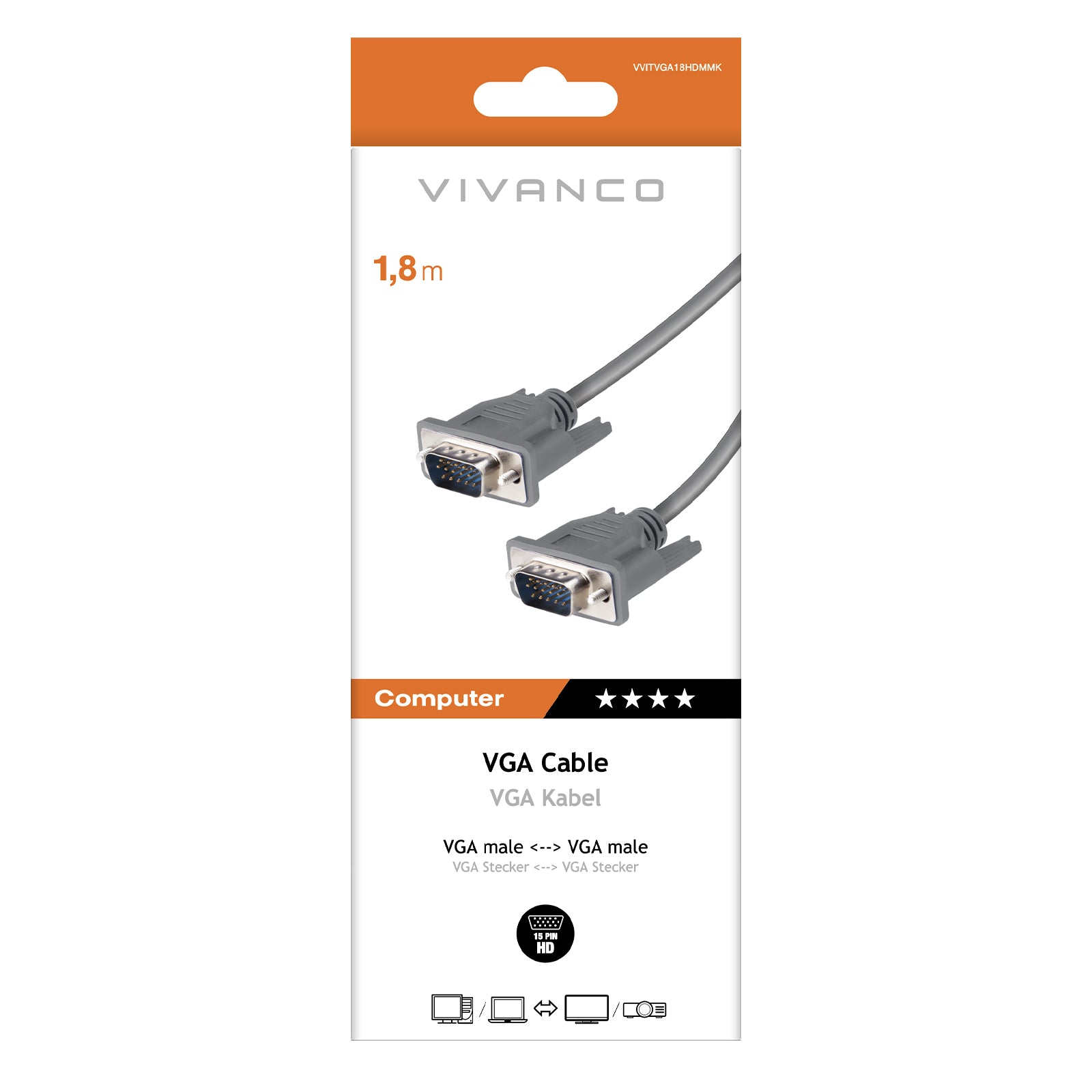 Cavo monitor VGA