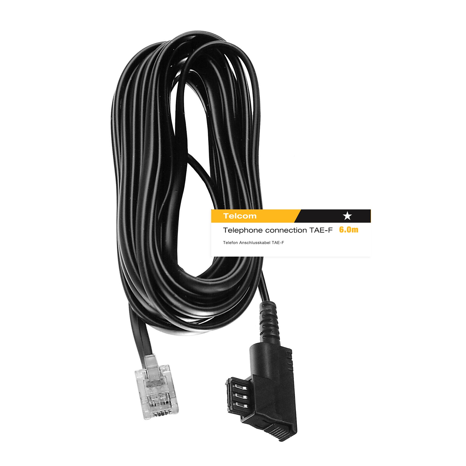 Prolunga con connettore TAE-F maschio/TAE-F femmina, 6 m