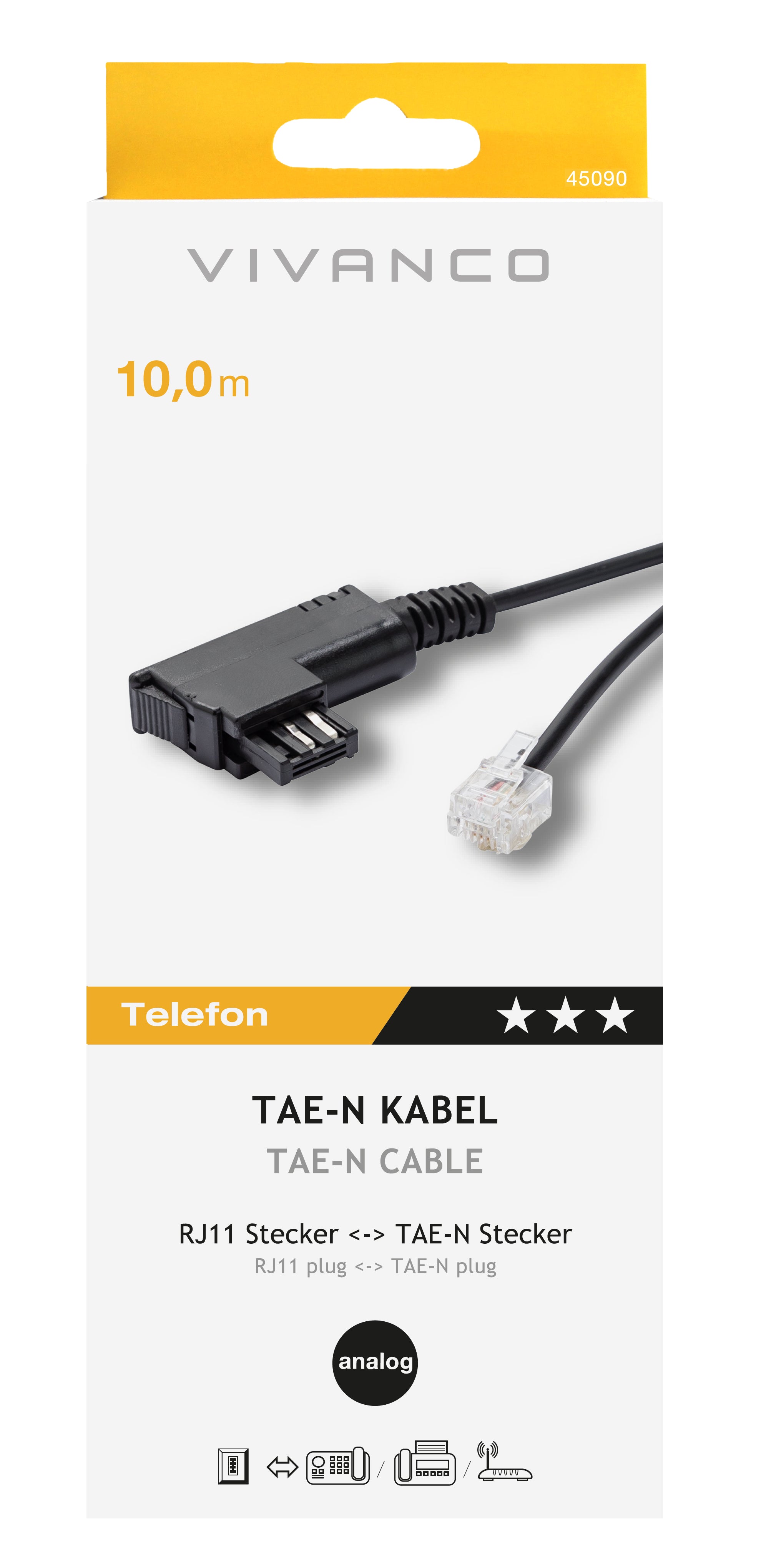 Cavo di collegamento per modem, 10m