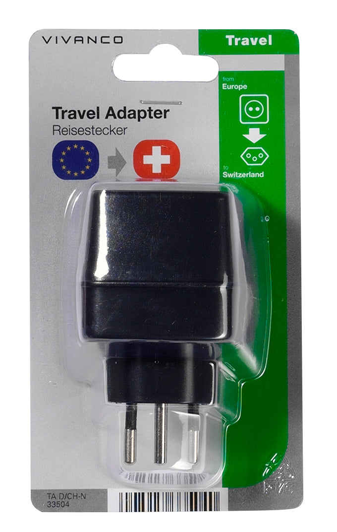 Spina da viaggio da spina Schuko a CH