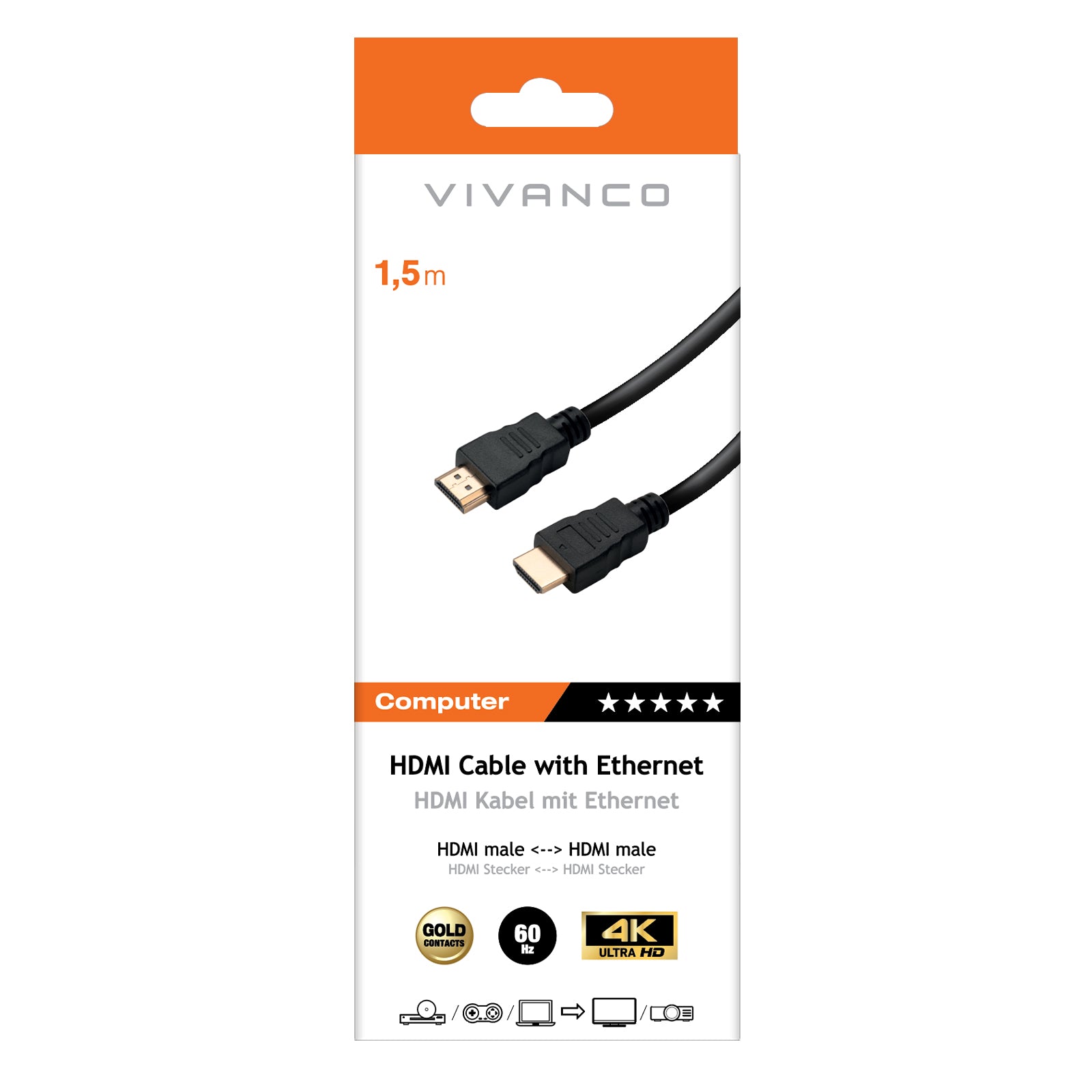 Cavo HDMI ad alta velocità con Ethernet