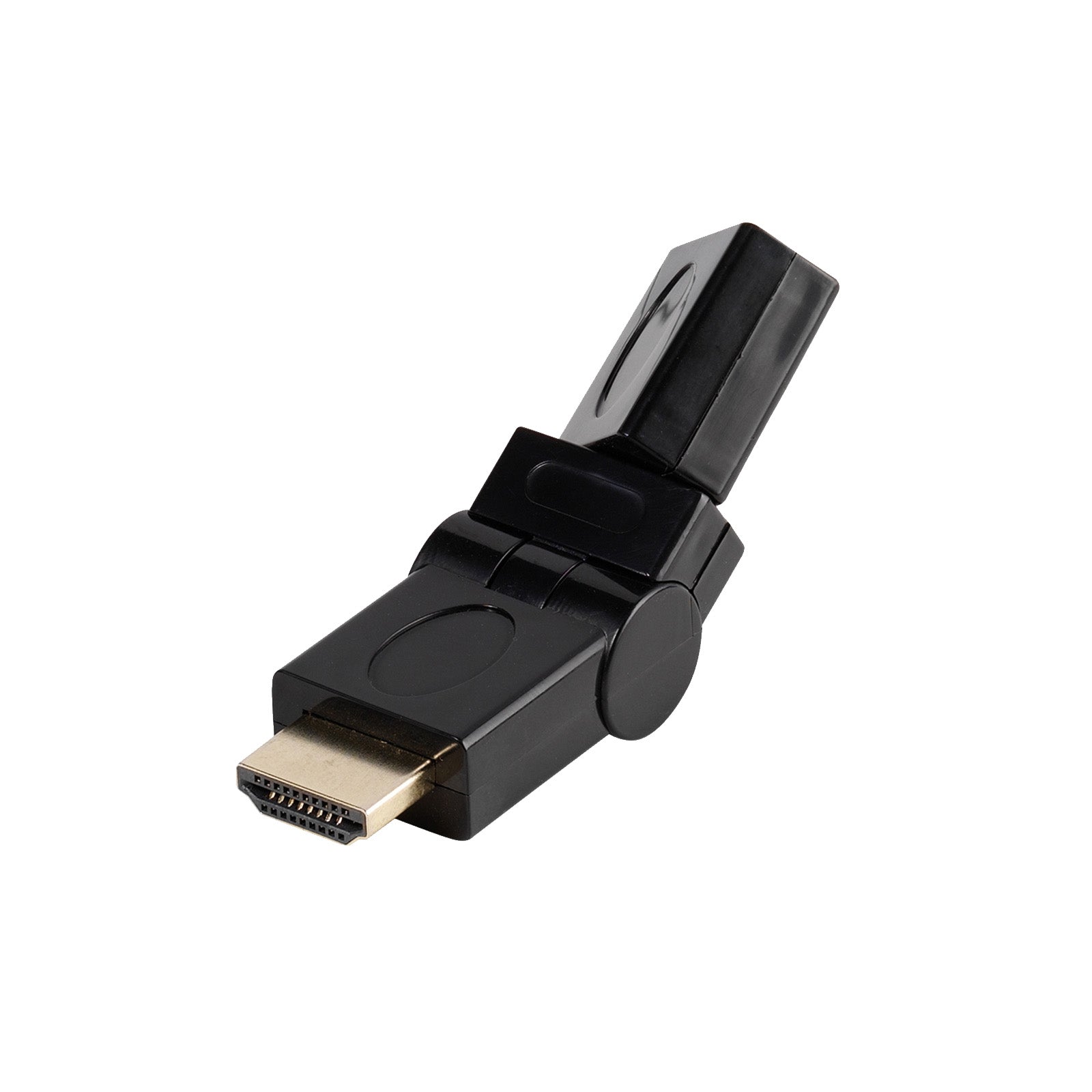 Adattatore 360° HDMI femmina a HDMI maschio con connettori dorati