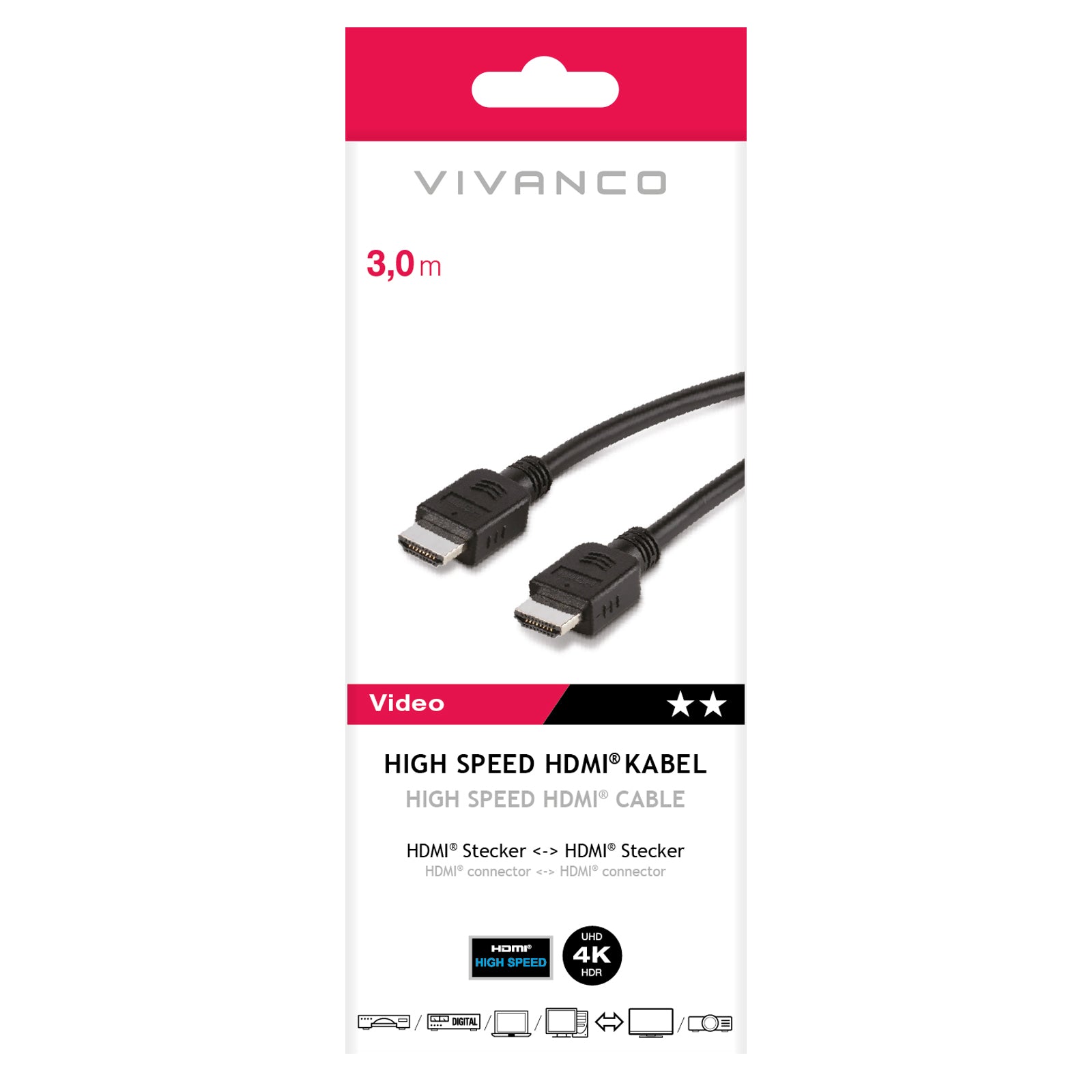 Cavo HDMI v. 1.4 - 1080p