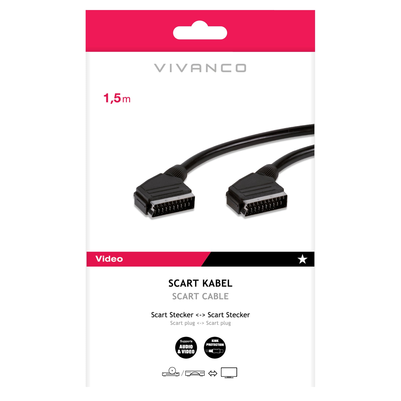 Cavo scart in fascetta