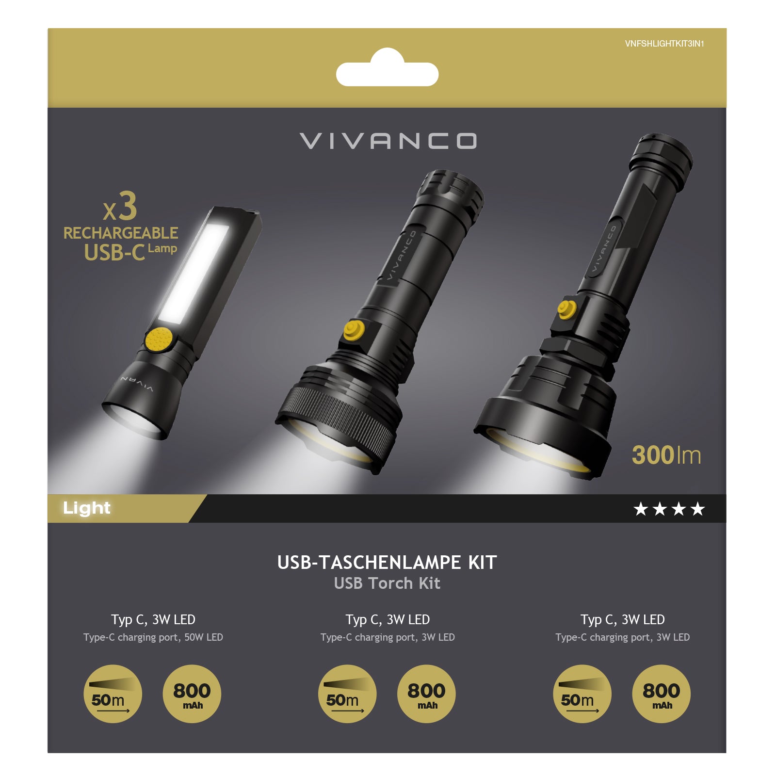 Kit Torce 3 in 1 – La soluzione completa per ogni esigenza