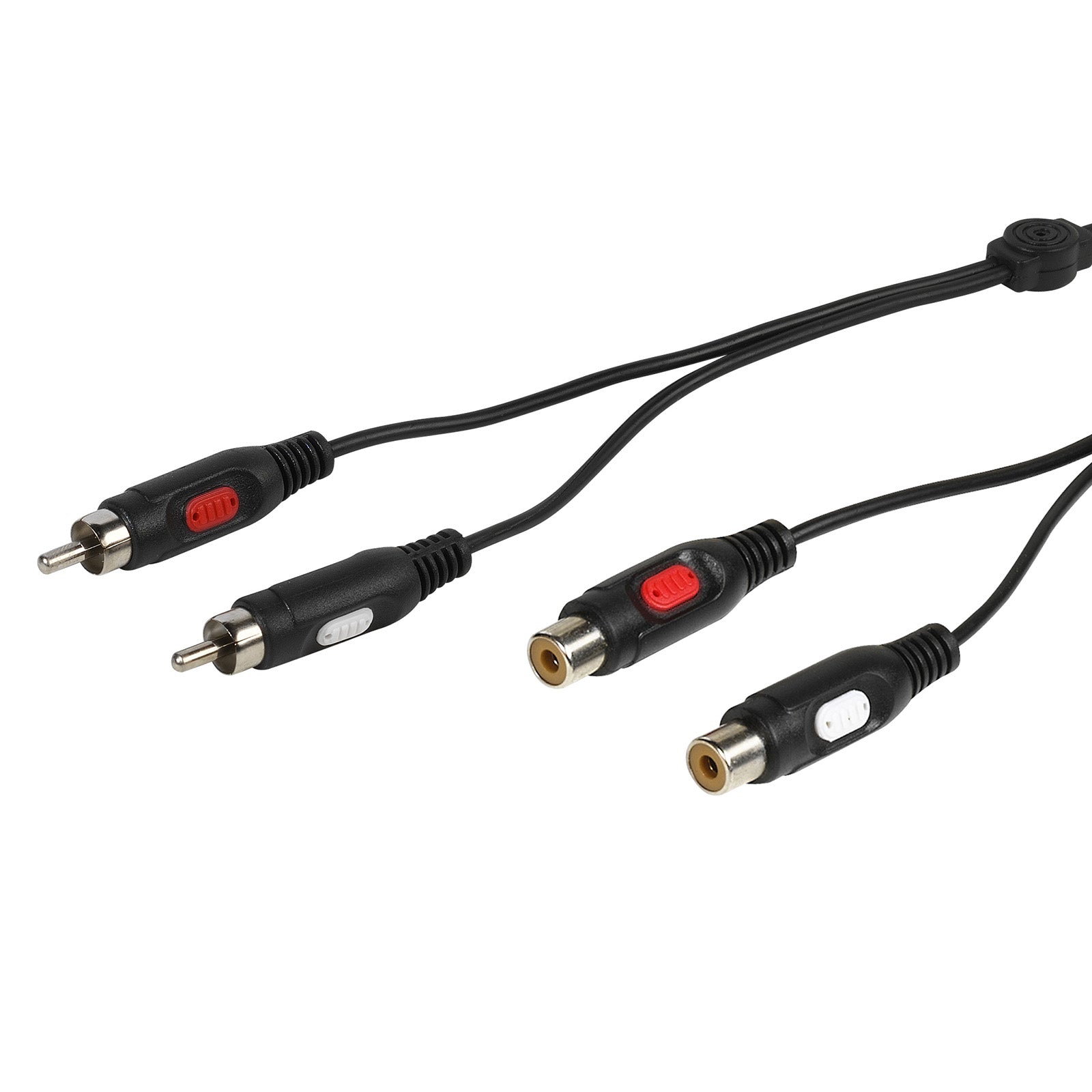 Cavo audio da 2 RCA maschio a 2 RCA femmina