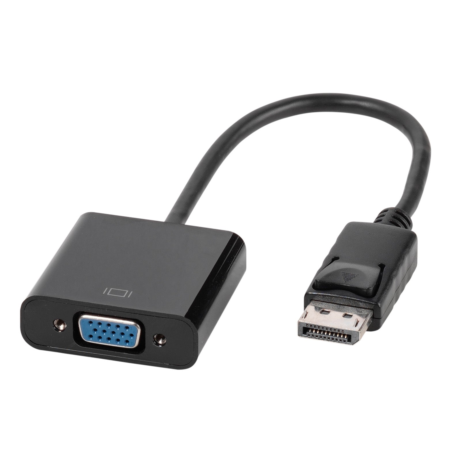 DisplayPort - adattatore VGA, connettore DisplayPort - 15 pin. Presa HD, 0,15 m