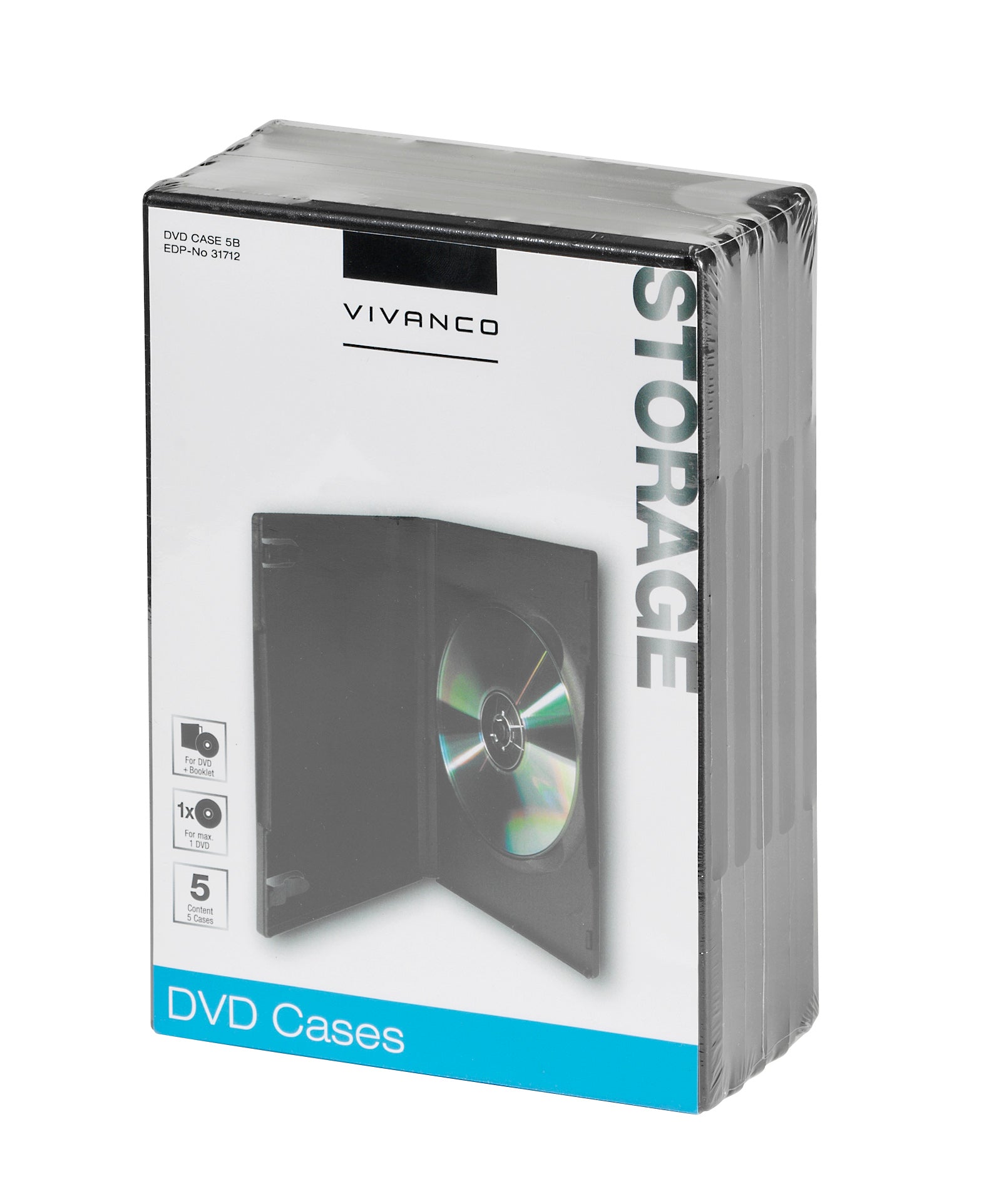 5 custodie per DVD
