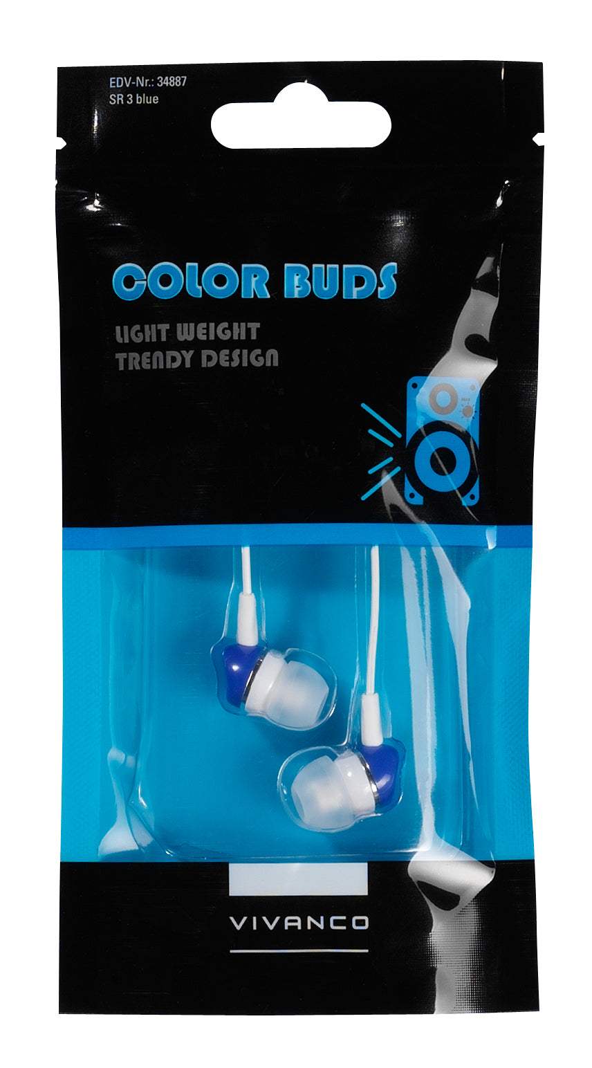 Auricolari Color Buds con Jack 3,5 mm