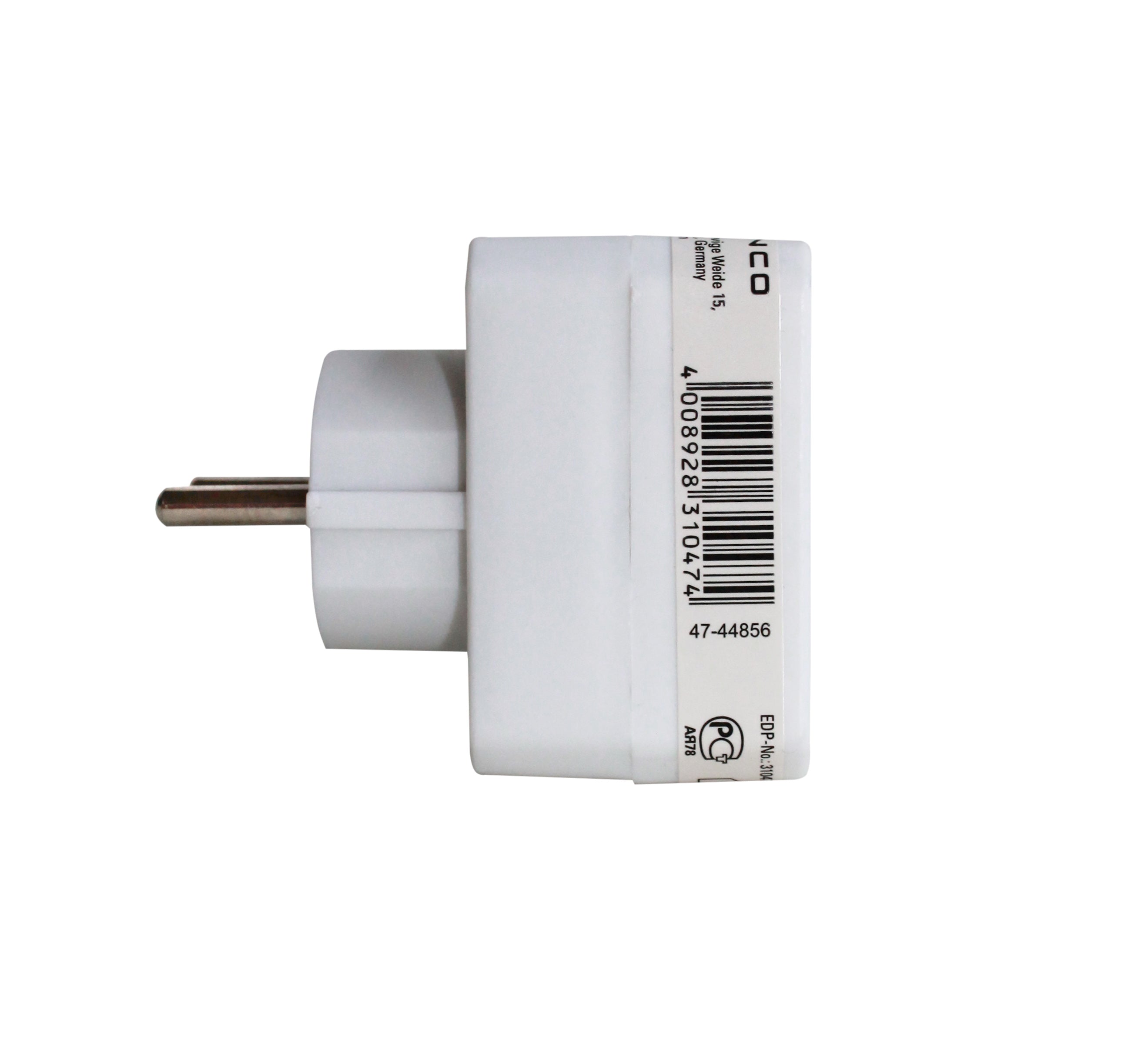 Adattatore presa Schuko a 3 prese europee a 3 vie