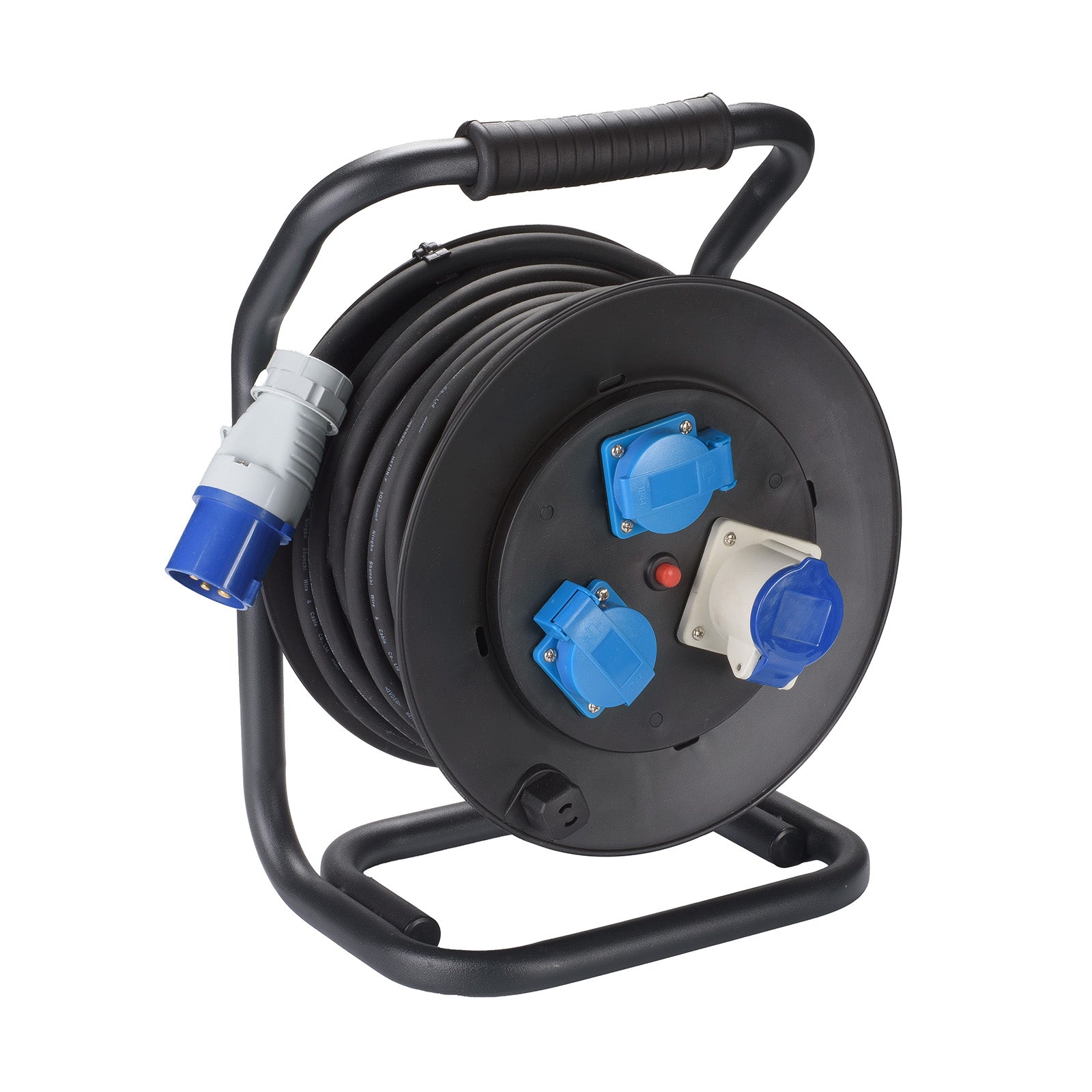 Prolunga multipresa CEE IP44, spina CEE su presa CEE e 2x prese Schuko, 25 m