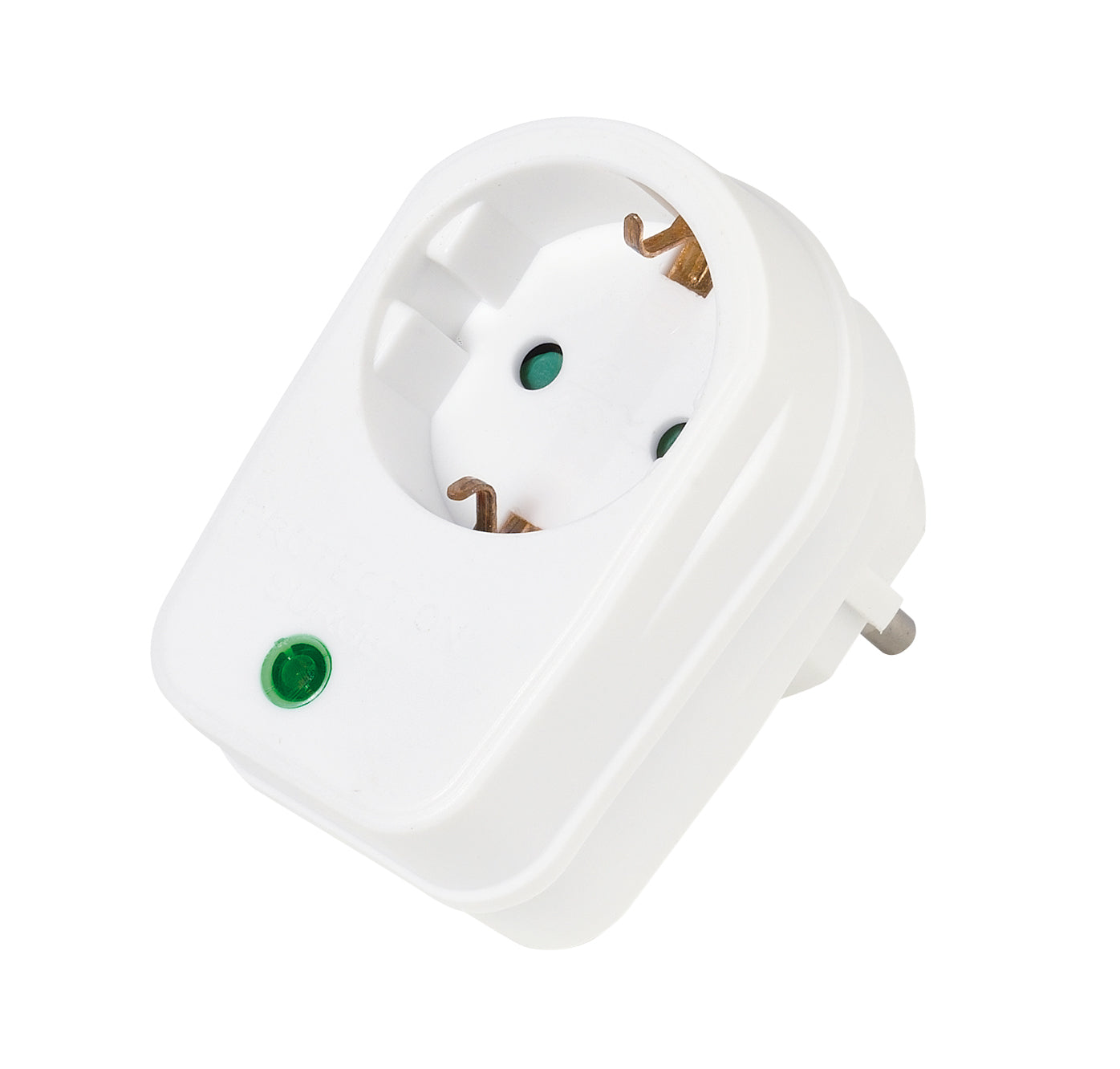 Adattatore Schuko per protezione contro sovratensioni