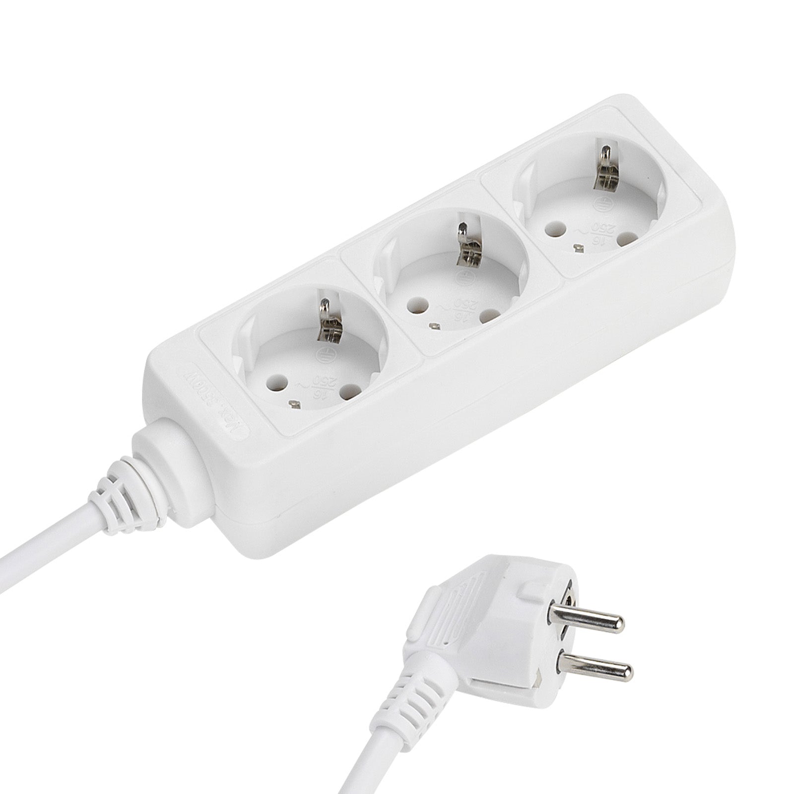 Multipresa con 3 porte Schuko