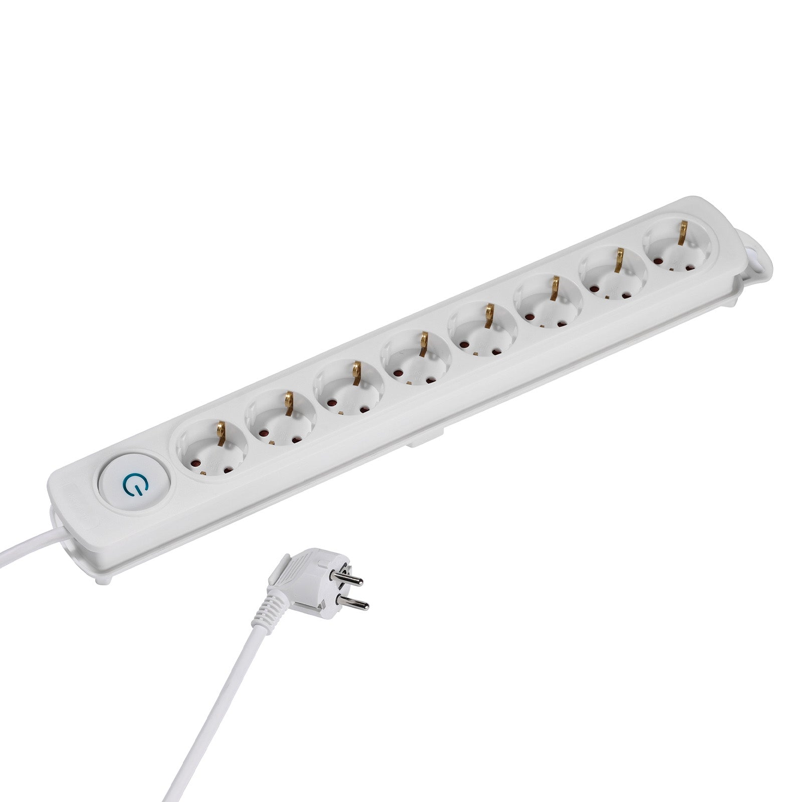 Multipresa a ciabatta con 8 prese Schuko, 1,4 m
