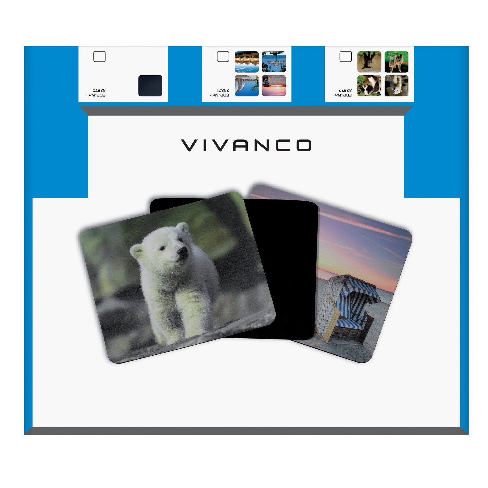 Tappetini per mouse ultra piatti, 24 pz.