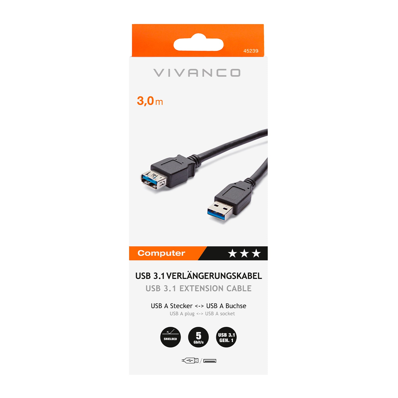 Cavo USB 3.0 Tipo A maschio – femmina