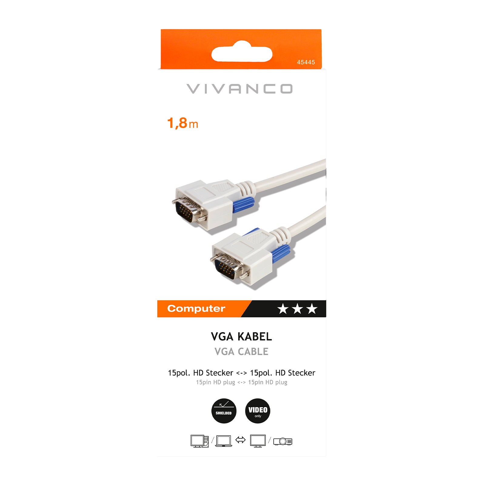 Cavo monitor VGA