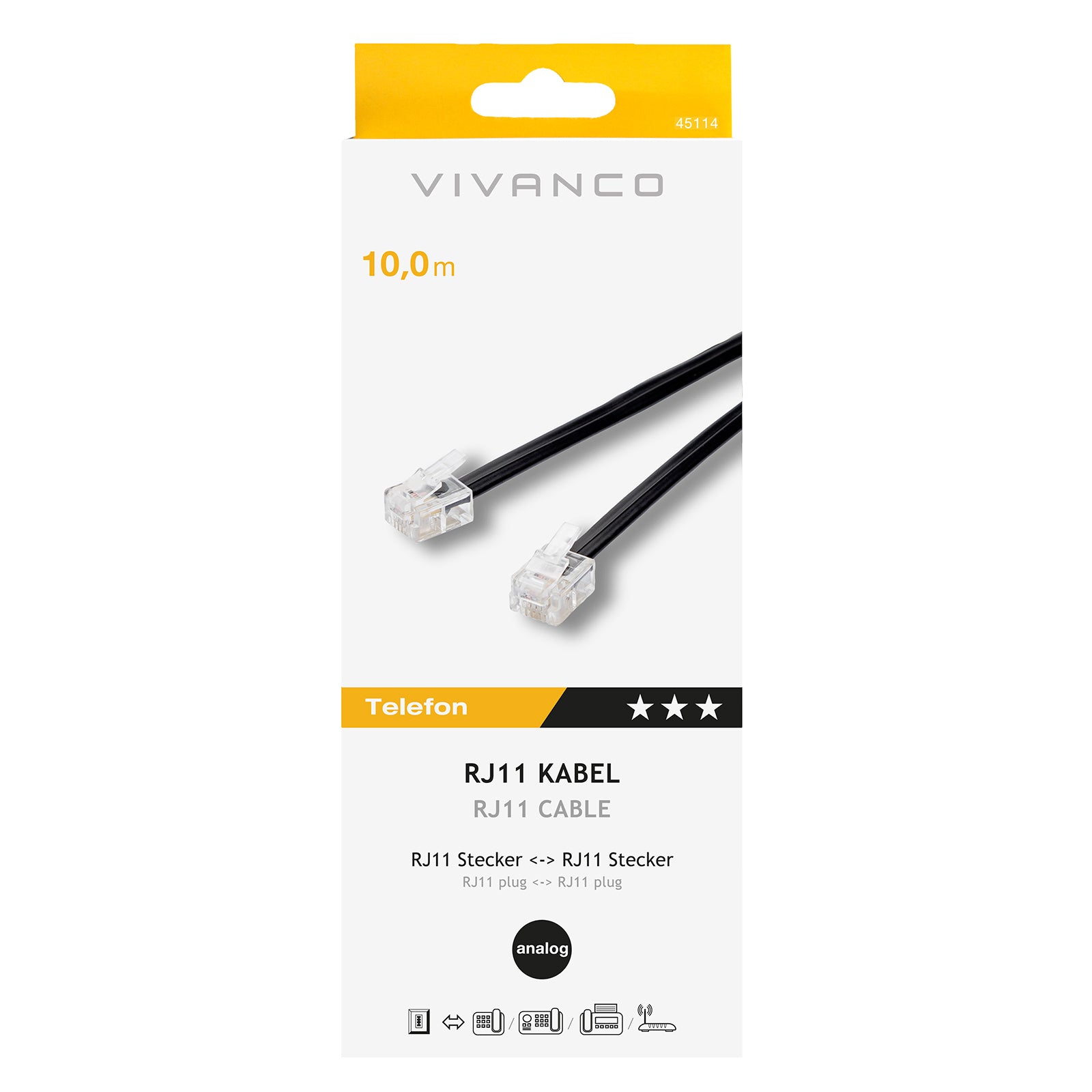 Cavo di collegamento RJ11