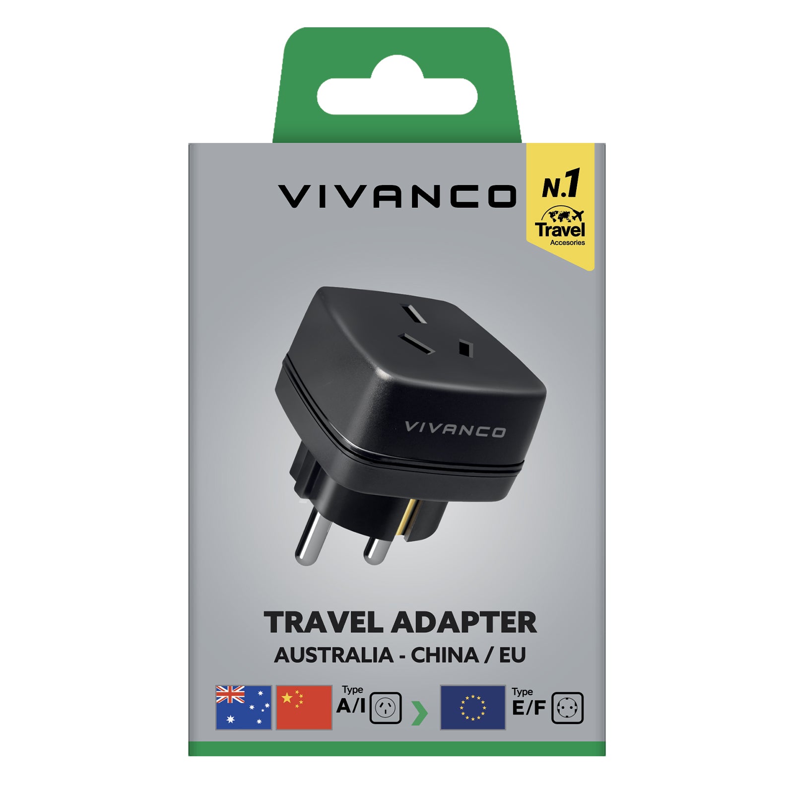 Spina da viaggio da AUS/CN a Schuko