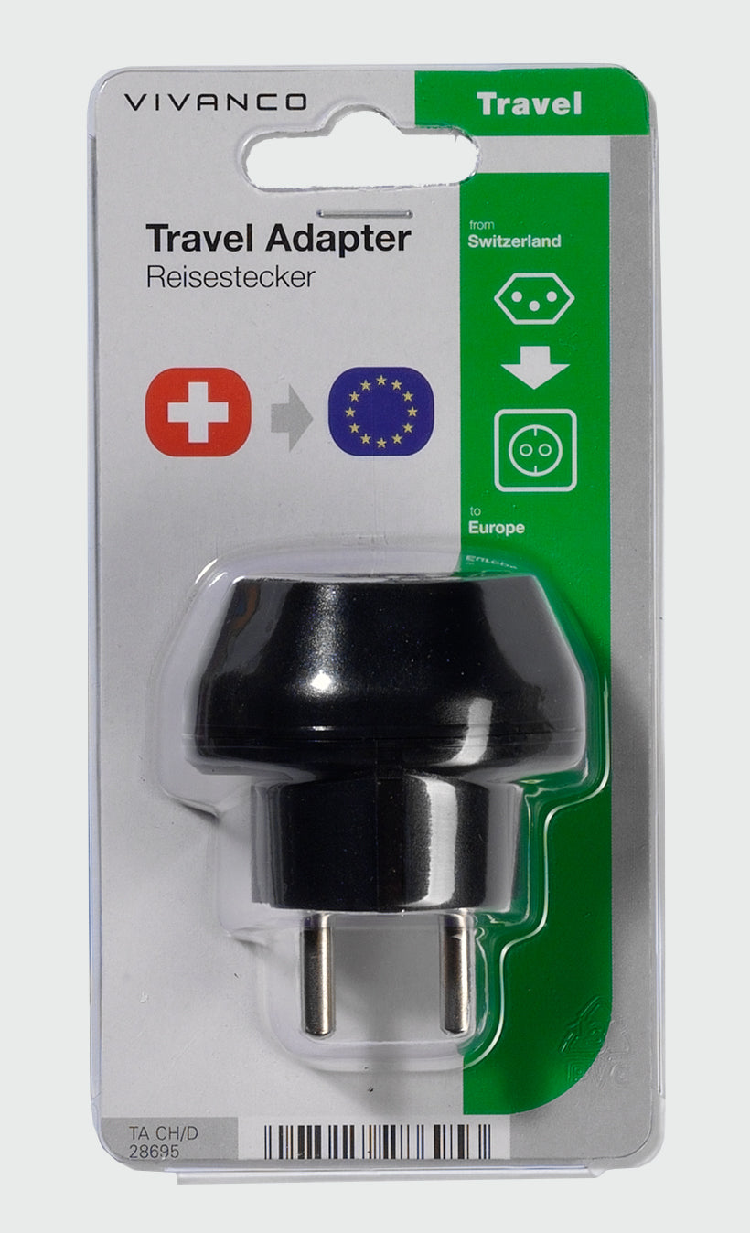 Spina da viaggio da CH a Schuko