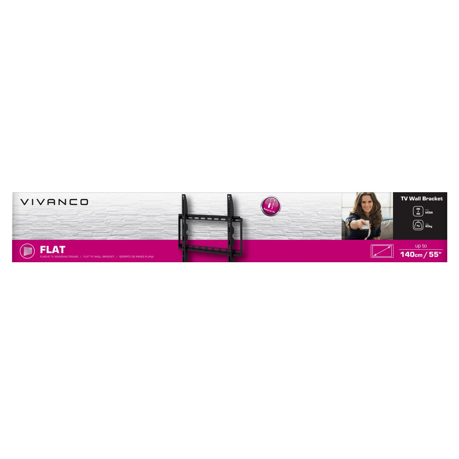 Supporto a parete per TV 140 cm / 55''