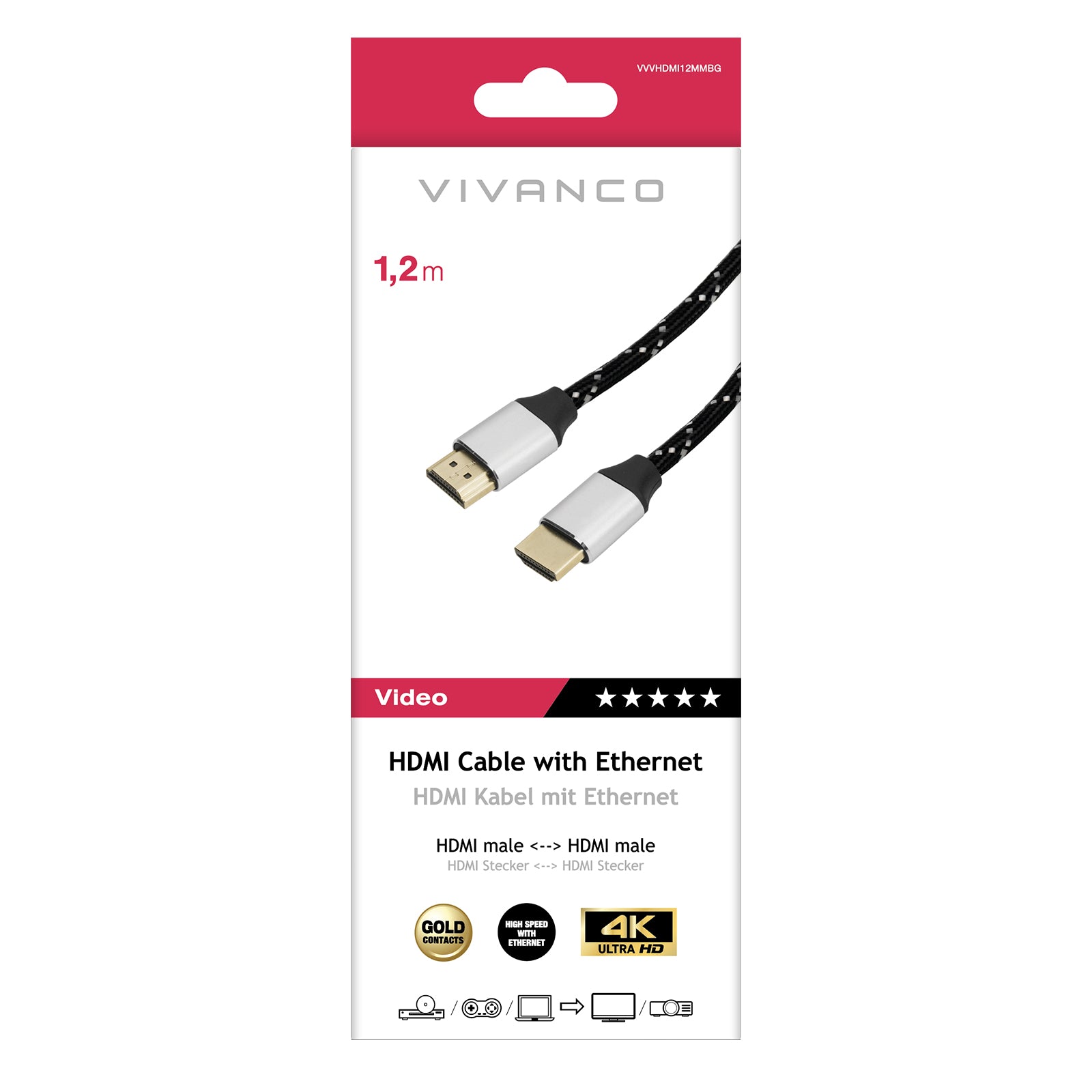 Cavo HDMI 2.0 ARC